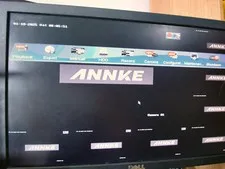 Annke DN81R 8CH Security Recorder w/ 2 Camera's &  1 TB Hard Drive + Accs.