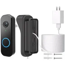 Power Adapter Kit for myQ Video Doorbell, 25FT/7.5M Weatherproof Charging Cab...