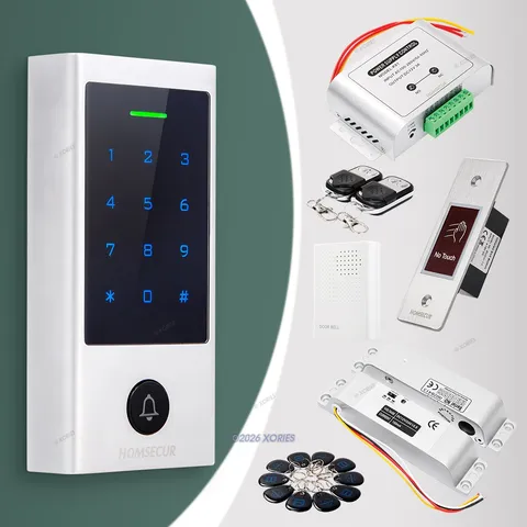 HOMSECUR IP66 APP WIFI RFID Access Control Set Surface Mount Drop Bolt Lock