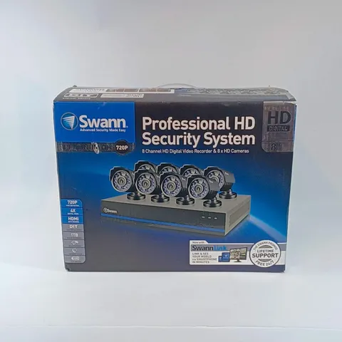 New Swann 8 Channel HD Digital Video Recorder & 8 x HD Bullet Security Cameras