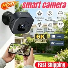 New Mini 6K WiFi Security Camera Full HD Surveillance Cam Two-way Audio Motion D