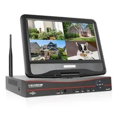 【No HDD】 10'' LCD Wireless WiFi NVR 10 Channels Network 10inch nvr monitor