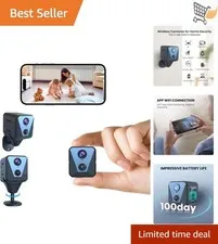 Mini Security Camera 4K HD Night Vision WiFi Indoor Surveillance Home