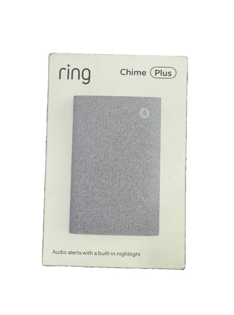 Ring Chime Plus Clear Audio Alert System White Newest Generation
