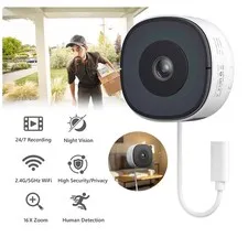 Wansview Window Security Camera 2K 2.4/5G WiFi Indoor Cam Easy Install for Home