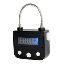Timer Lock in Metal LCD Display USB LCD in Metal Timer Electrons2695
