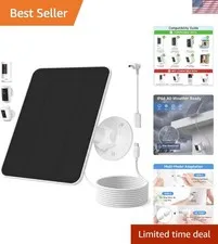 Durable Solar Charger for Ring Camera Series - 5W Power, Waterproof & 360° Mount