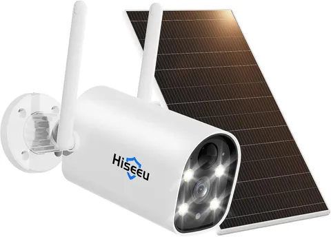 4MP Solar Battery Powered Security Camera Wireless 2.5K, 2-Way Audio Rechargeabl