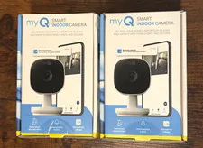 2x MyQ Smart Security Camera Full HD 1080p Night Vision Motion Detection