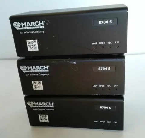 March Network 8704S HNVR LS Series Lot Of 3