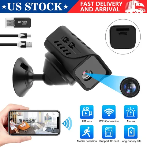 NEW 2.4G Smart Mini WiFi Camera Wireless 1080P HD Cam USB Home Security Indoor