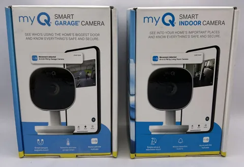 Chamberlain myQ Smart Garage & Indoor HD 1080p Indoor Wi-Fi Security Camera-NEW