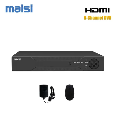 MAISI 4CH HD 5MP HDMI VGA 5IN1 DVR Video Recorder for Home Security System