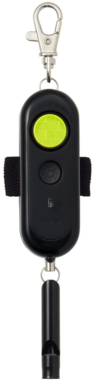 Reimei Fujii Security Alarm with Whistle and Battery Low Indicator Light (Black)