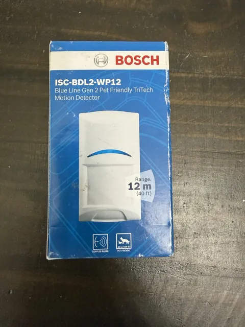 Bosch ISC-BDL2-WP12G Blue Line Gen 2 Pet FGriendly Tritech Motion Detector