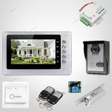 7inch Video Door Entry Call System Electric Lock Supported for Home Security