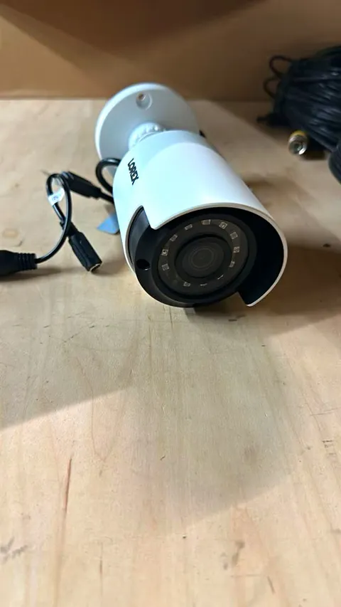 Lorex LBC12UJW 1080p IR Night Vision Bullet CCTV Camera Wired BNC White