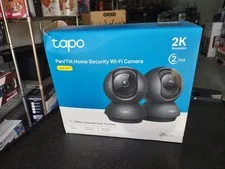 Tapo C211 Pan/Tilt Indoor Wi-Fi 2K Camera 2-Pack Motion Track Night Vision