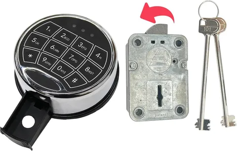 Digital Electronic Keypad Lock for Safes, Gun Safe Lock Replacement, Time Delay