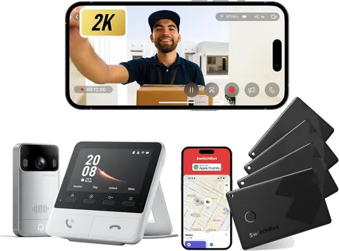 Video Doorbell Camera Wireless with Monitor with Wallet Card, No Subscription, 4