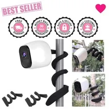 Sturdy Flexible Camera Mounts for Arlo Systems - 2 Pack, Easy Installation