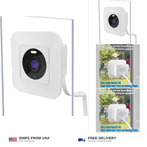 2 Pack Window Mount fits for Wyze Cam OG Camera,Self Adhesive Camera Holder A...