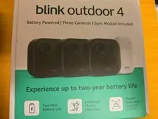 Blink Outdoor 4 Battery Powered 3-Camera Security System  