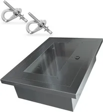 Aluminium Cabinet for Fire Escape Ladder | Universal Access Box for Fire Ladd...