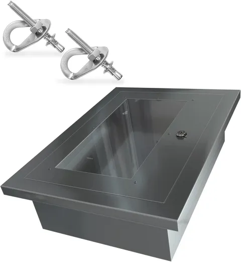 Aluminium Cabinet for Fire Escape Ladder | Universal Access Box for Fire Ladd...