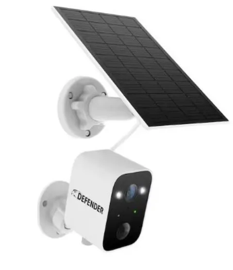 Defender EverWatch 4K AI Solar Wireless Security Camera 8MP BE8MCB1A New Open Bo