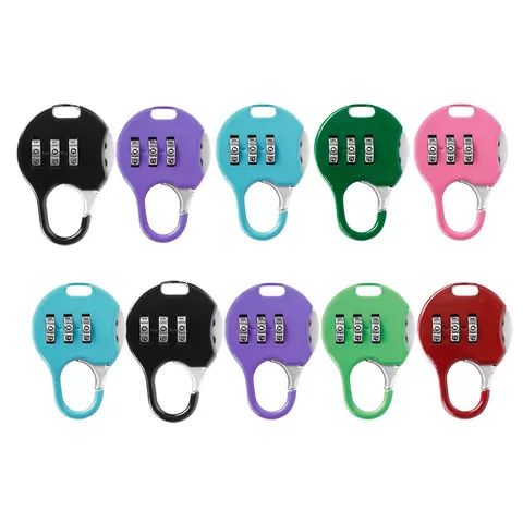 10 Pcs Multifunction Combination Lock Small Locks for Luggage Alloy Bag