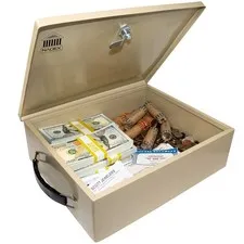 Nadex Coins Ncs8-2010 Fire-retardant Security Box With Keyed Lock (ncs82010)