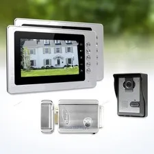 7inch Wired Video Security Door Phone Electric Lock Supported for Home Security
