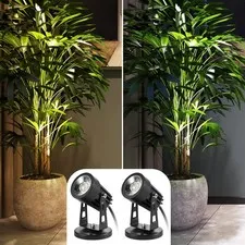 Junview 2Pack LED Spot Lights Indoor Uplights Plant Spotlights with 5.9 White