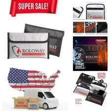 Sturdy Fireproof Bag 5x8 - Ultimate Protection for Passports & Tiny Valuables