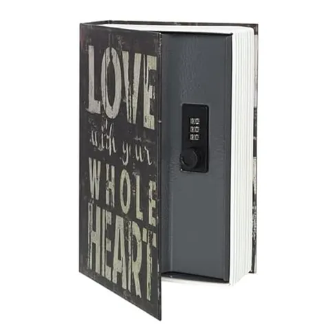 Decorative Book Safe with Password Lock, Safe 4578