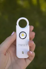 TWEET Loudest Safety Keychain Alarm For Self Defense! 