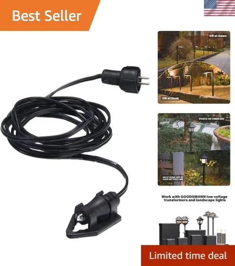 Universal Dusk-to-Dawn Photo Cell Switch - Perfect for Versatile Lighting Needs