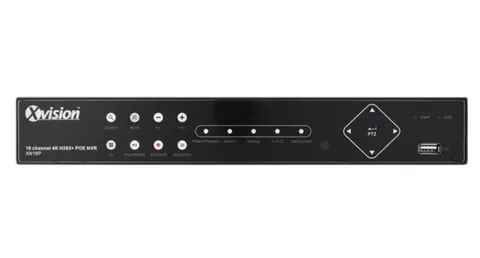 16 Channel 4K/8MP Nvr, 4TB HDD - XN16P-2-4T