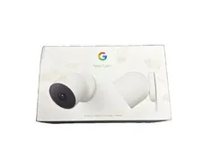 Google Nest Cam Battery 2-Pack Indoor Outdoor Security Cameras Snow New G3AL9
