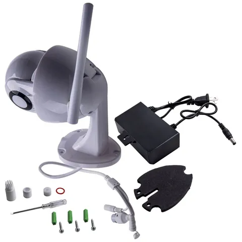 1080P HD PTZ Camera with Two-Way Audio for Home Security IP66 Waterproof