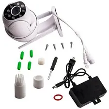 1080P HD PTZ IP Speed Dome Camera Night Vision Wireless Security Camera White