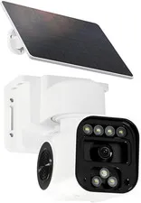 7W Solar 4G Security Cameras Wireless Outdoor, AOV 24/7 Recording Cameras for Ho