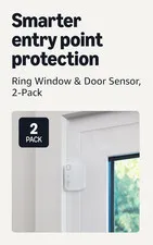 Sensors: Window & Door Sensor (Newest Model) 2-Pack – Instant Notifications, on