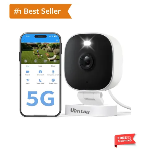 Security Camera Outdoor Indoor, 2.5K Cameras for Home Security Pet/Dog, Color...