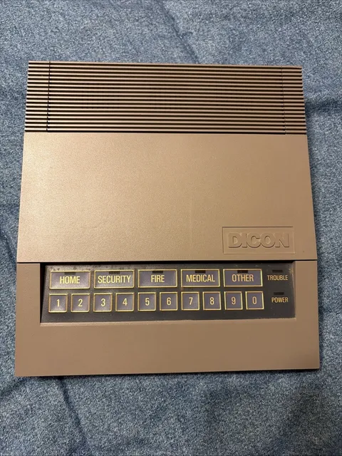 Vintage DICON 9000 security system main unit only vg