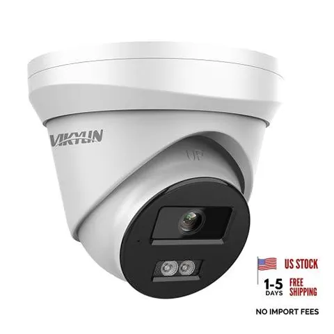 4K 8MP POE Camera with AI Human/Vehicle Detection, Poe IP Camera with White