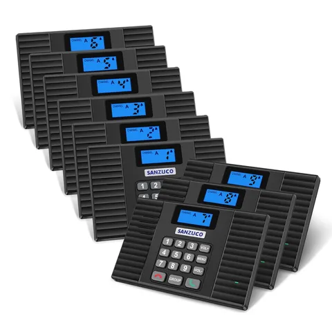 Intercoms Wireless for Home 60D, 2025 Hands Free Intercom Long Range, 9 Pack