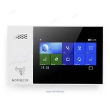 HOMSECUR Wireless WIFI 4G RFID LCD Home House Alarm System