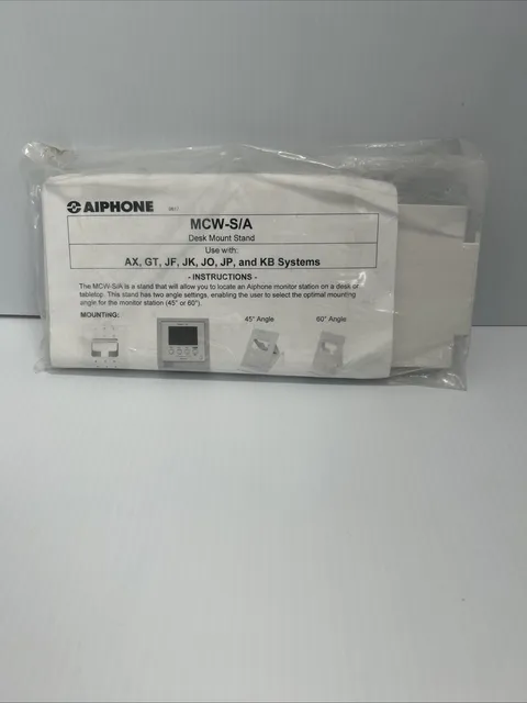 Aiphone MCW-S/A Adjustable Desk Mount New